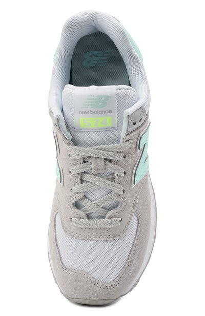 Комбинированные кроссовки 574 classic NEW BALANCE, арт. WL574SS2/B, фото 5