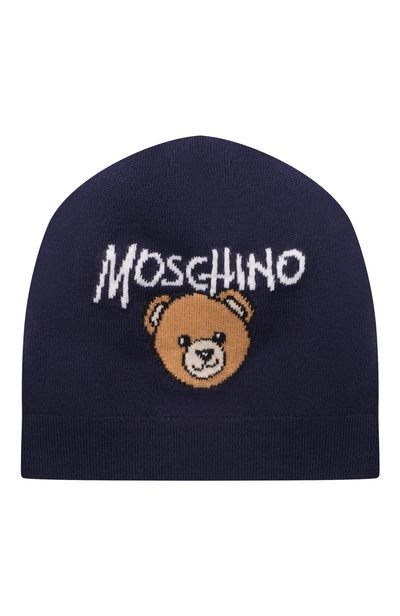 Шапка из хлопка и шерсти MOSCHINO, арт. HMX020/LHE43
