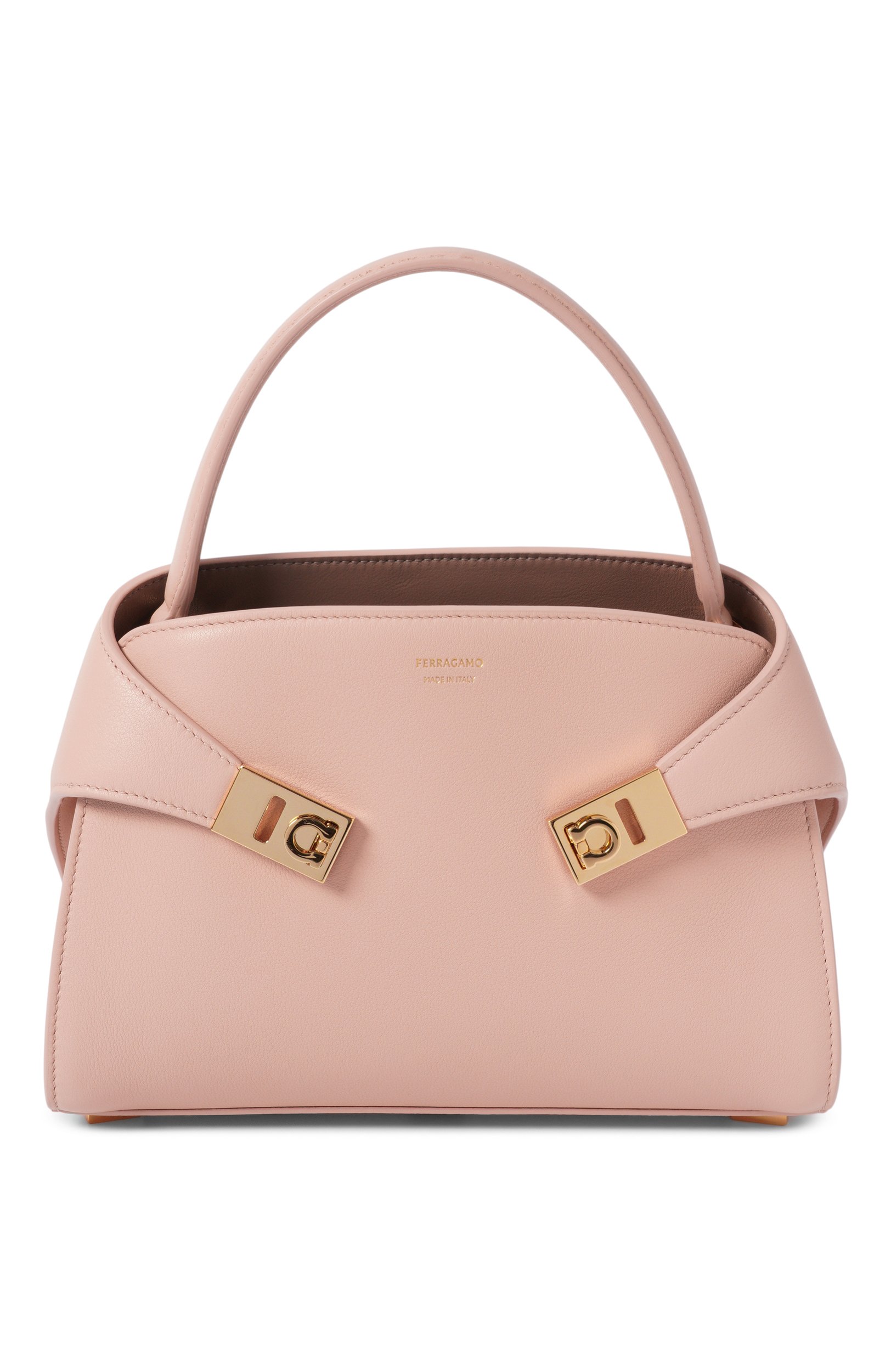 Сумка hug xs FERRAGAMO розового цвета по цене 296000 руб., арт. 21A711/795368, фото 1 Сумка hug xs FERRAGAMO, арт. 21A711/795368, фото 1