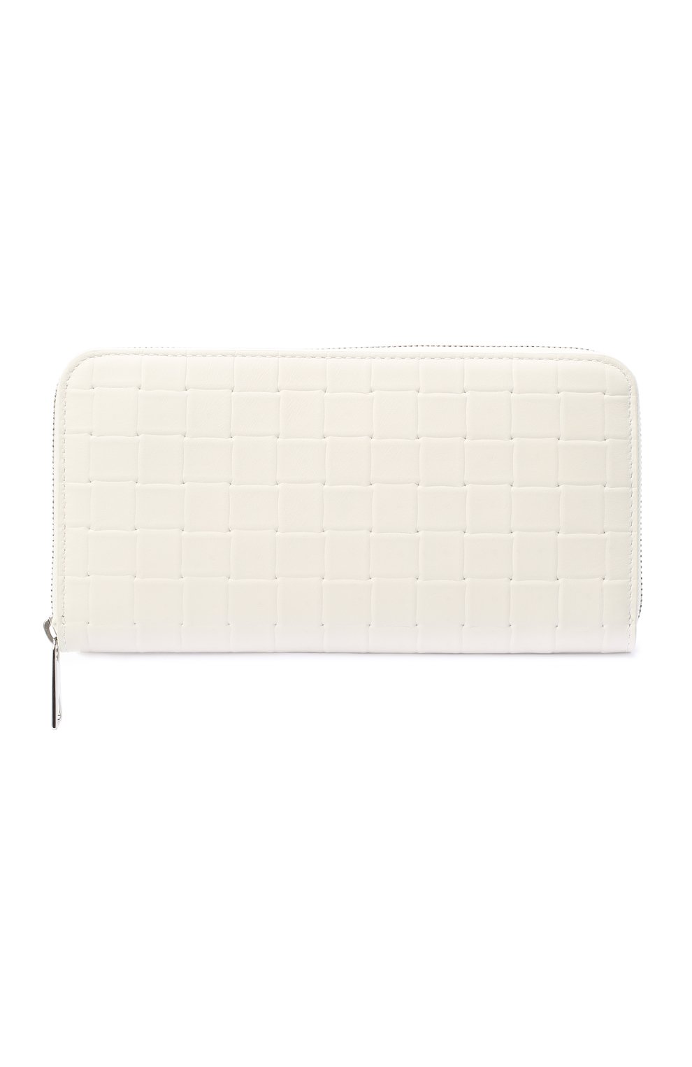Кожаное портмоне BOTTEGA VENETA белого цвета по цене 46750 руб., арт. 593217/V0AQ1, фото 1 Кожаное портмоне BOTTEGA VENETA, арт. 593217/V0AQ1, фото 1