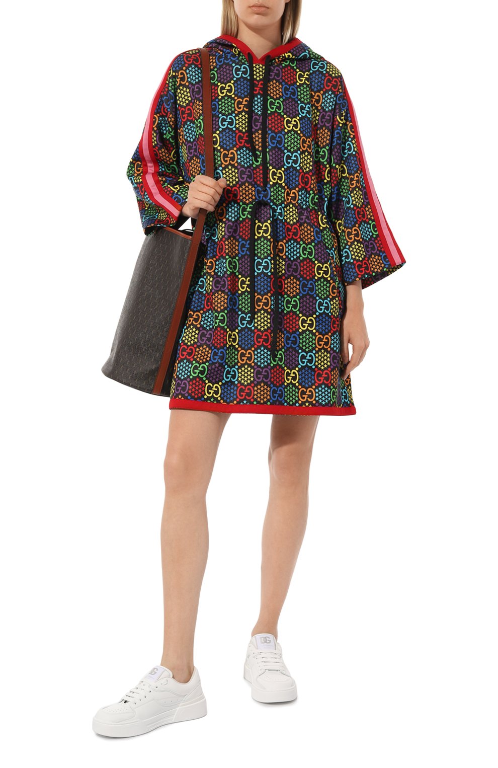 Платье GUCCI разноцветного цвета по цене 201600 руб., арт. 609949 XJB89, фото 2 Платье GUCCI, арт. 609949 XJB89, фото 2