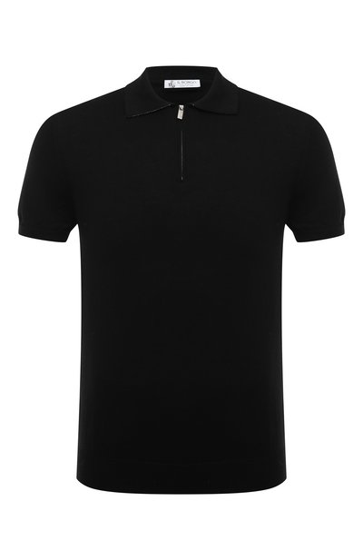 Поло из хлопка и шелка IL BORGO CASHMERE, арт. MS58-1431G0, фото 1