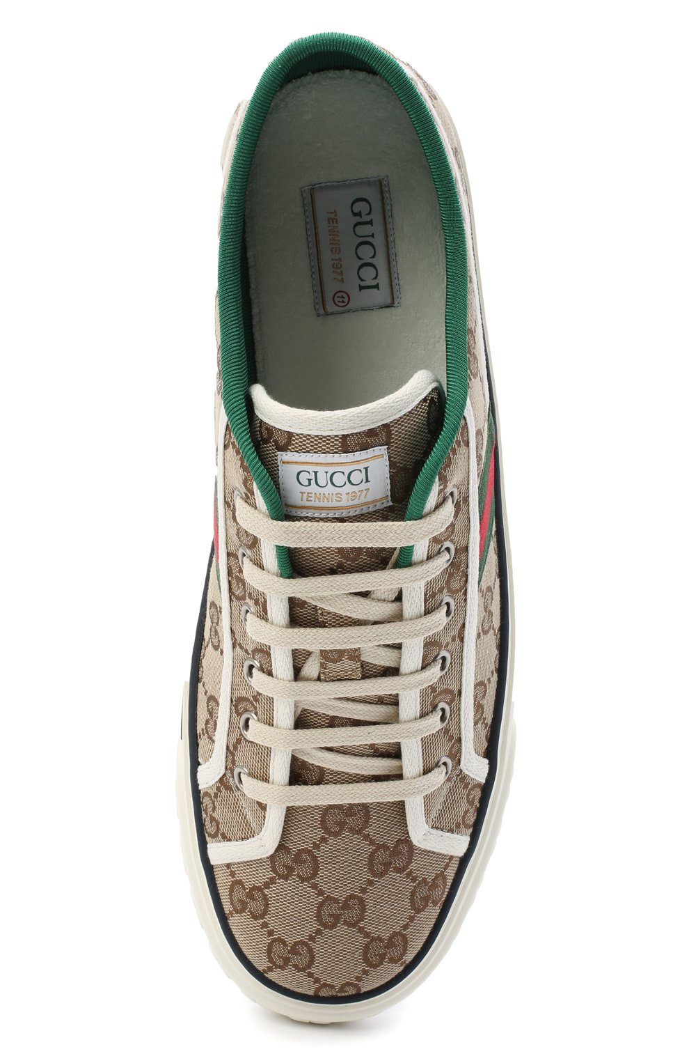 Текстильные кеды tennis 1977 GUCCI, арт. 606111/HVK20, фото 5