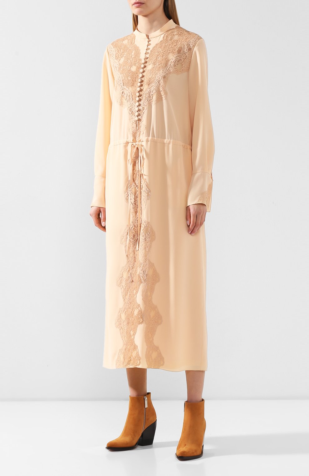 Шелковое платье CHLOÉ, арт. CHC20SR093004, фото 3