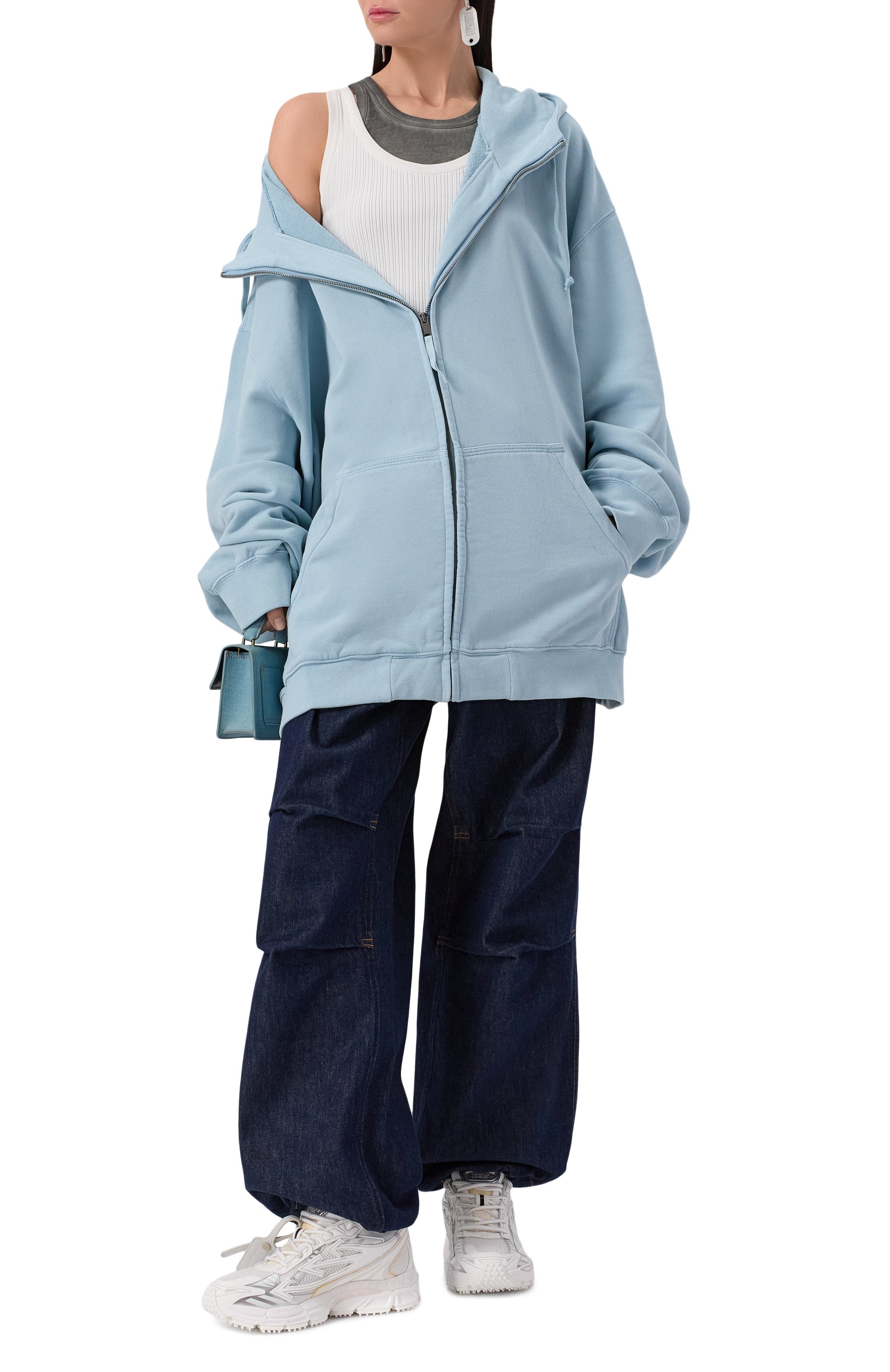 Комбинированные кроссовки be right back OFF-WHITE, арт. 0WIA289C99FAB0010101, фото 2