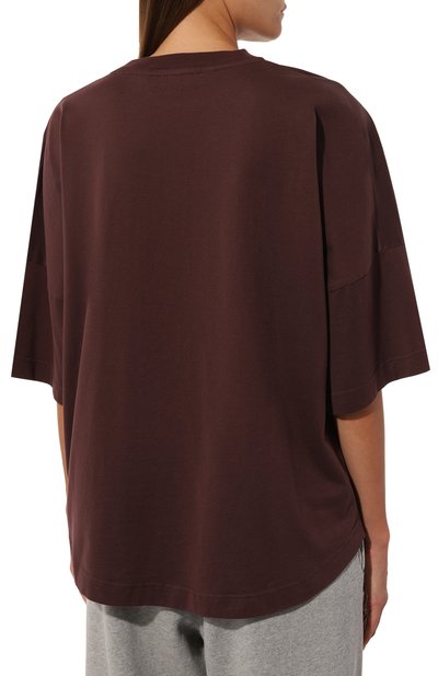 Хлопковая футболка PALM ANGELS, арт. PWAA023F24JER003, фото 4