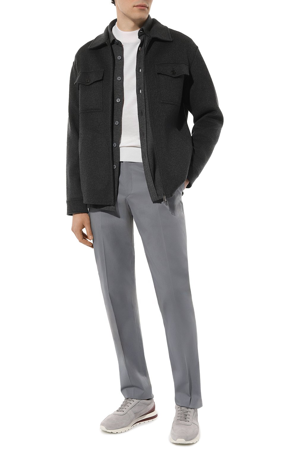 Хлопковые брюки CORNELIANI, арт. 934B01-9314517, фото 2