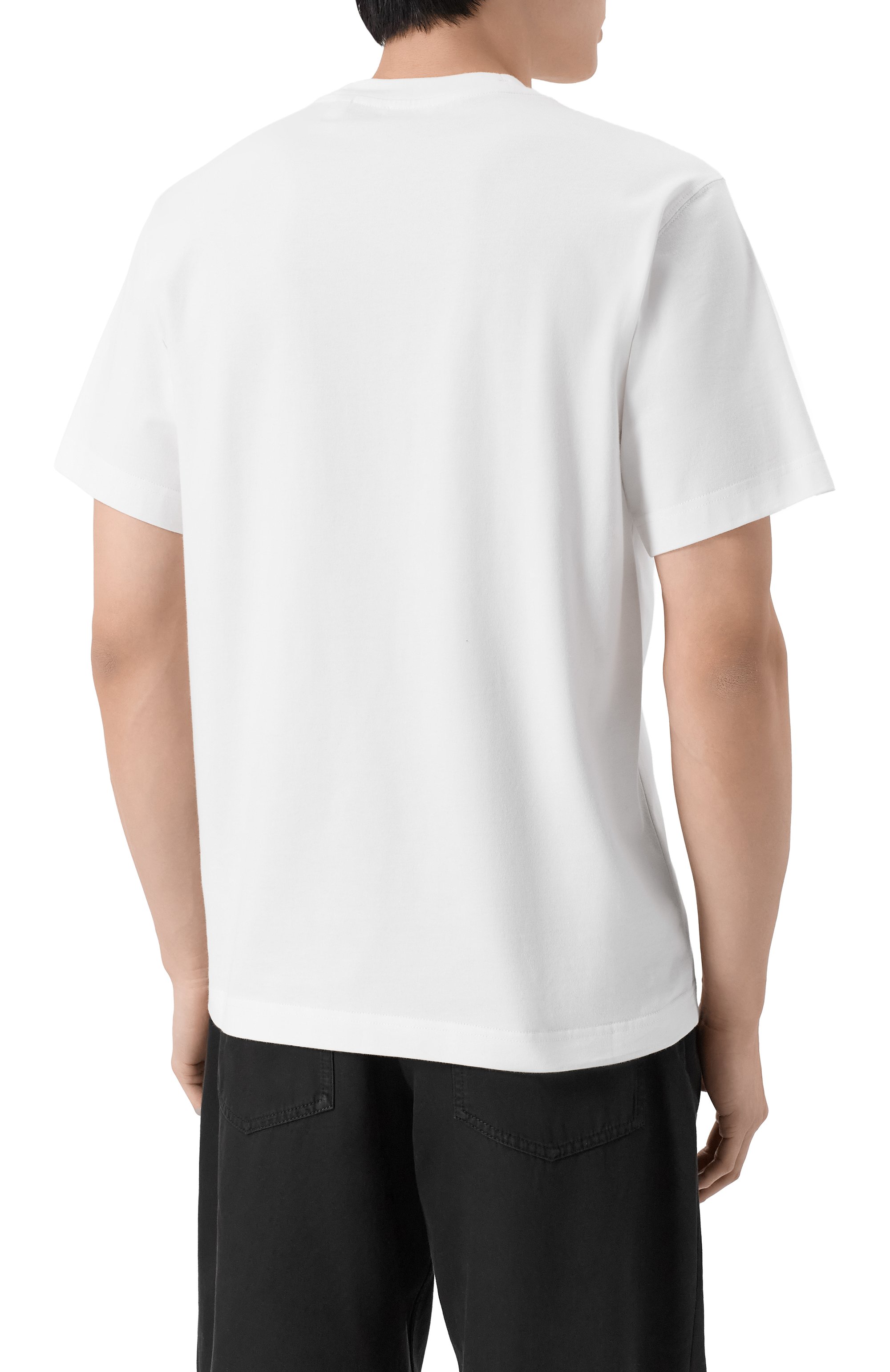 Хлопковая футболка BURBERRY, арт. 8122389, фото 4