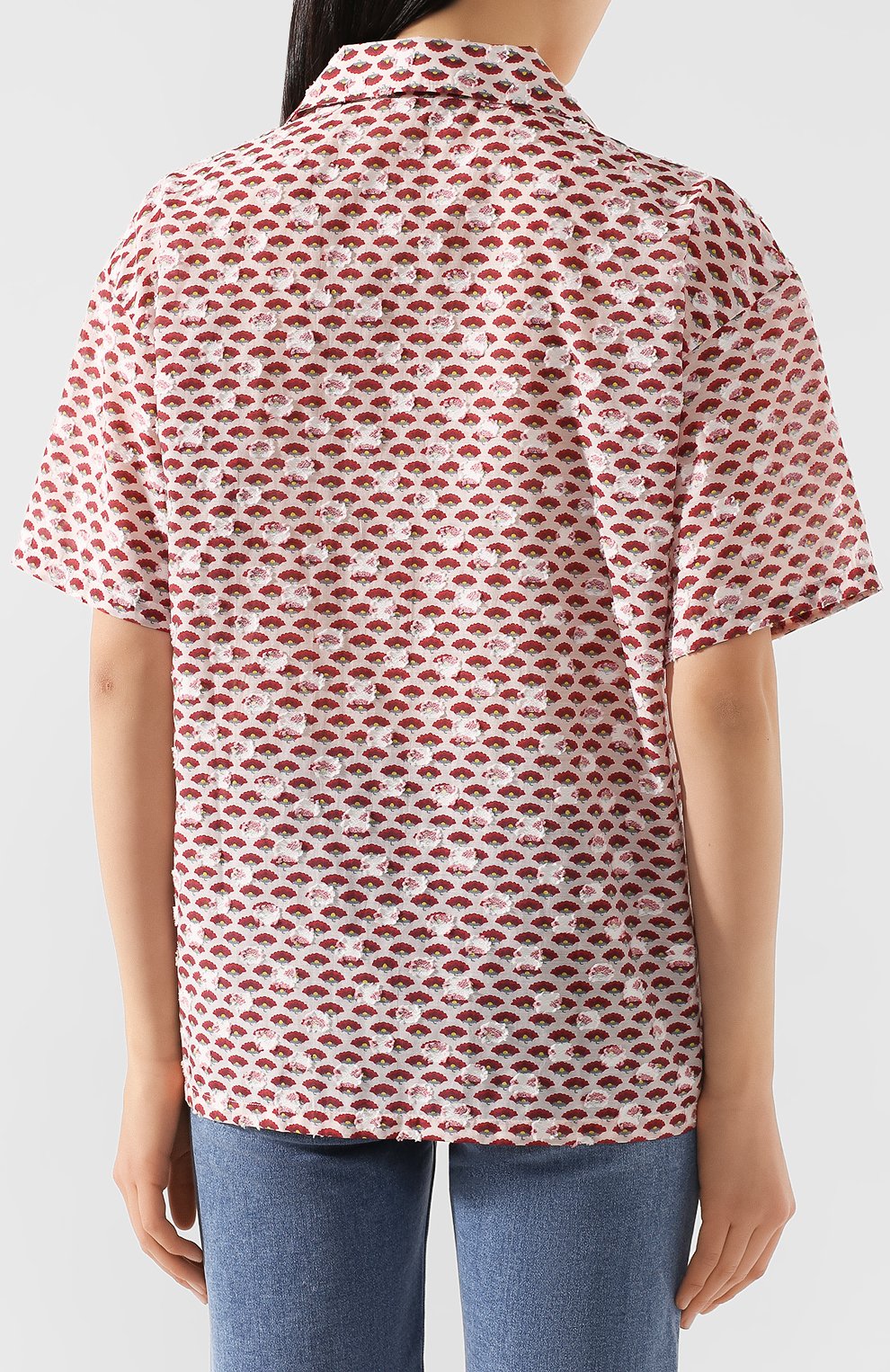 Хлопковая рубашка ACNE STUDIOS, арт. AC0204/W, фото 4