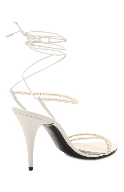 Кожаные босоножки  luna SAINT LAURENT, арт. 650820/20500, фото 4
