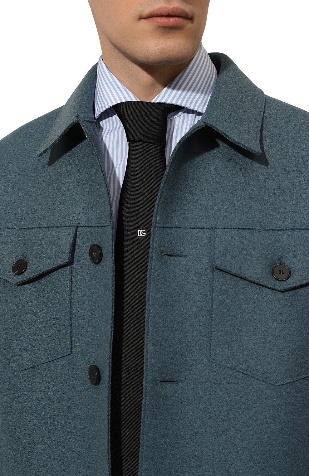 Шелковый галстук DOLCE & GABBANA, арт. GT147E/G0UBW, фото 2