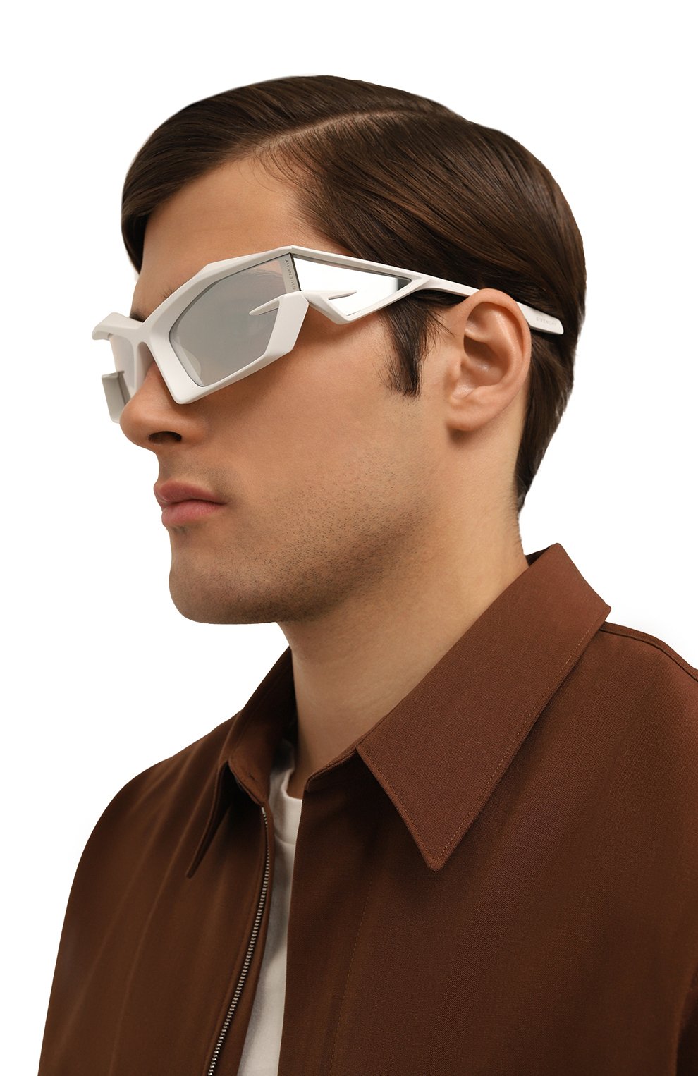 Солнцезащитные очки GIVENCHY белого цвета по цене 87600 руб., арт. GV40049U 21C, фото 3 Солнцезащитные очки GIVENCHY, арт. GV40049U 21C, фото 3