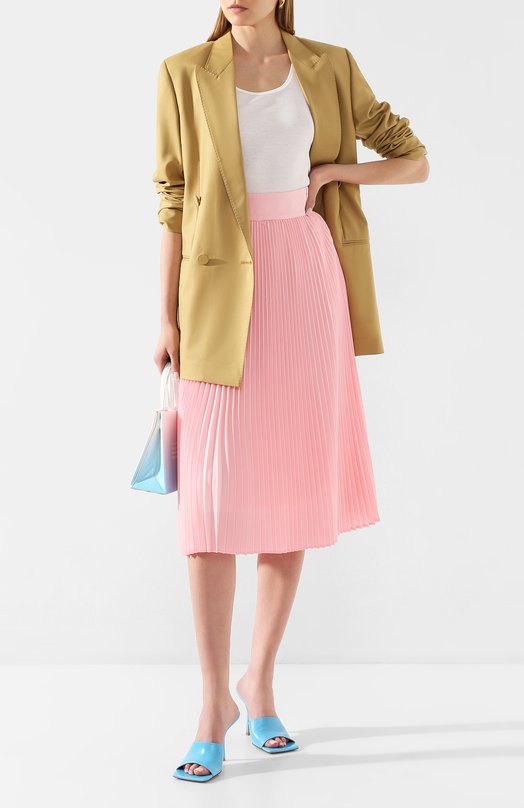 Плиссированная юбка HYKE Розовый, фото 2