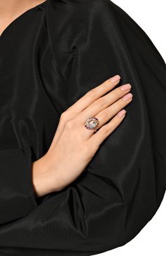 Женское кольцо SECRETS JEWELRY серебряного цвета, арт. РКХОС00310 | Фото 2 (Нос: Не проставлено; Региональные ограничения белый список (Axapta Mercury): Не проставлено; Материал: Камень, Серебро)