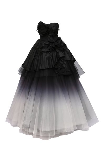 Женское шелковое платье MARCHESA, арт. M30826