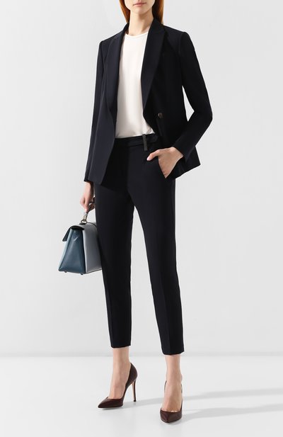 Шерстяные брюки BRUNELLO CUCINELLI, арт. MP526P6572, фото 2