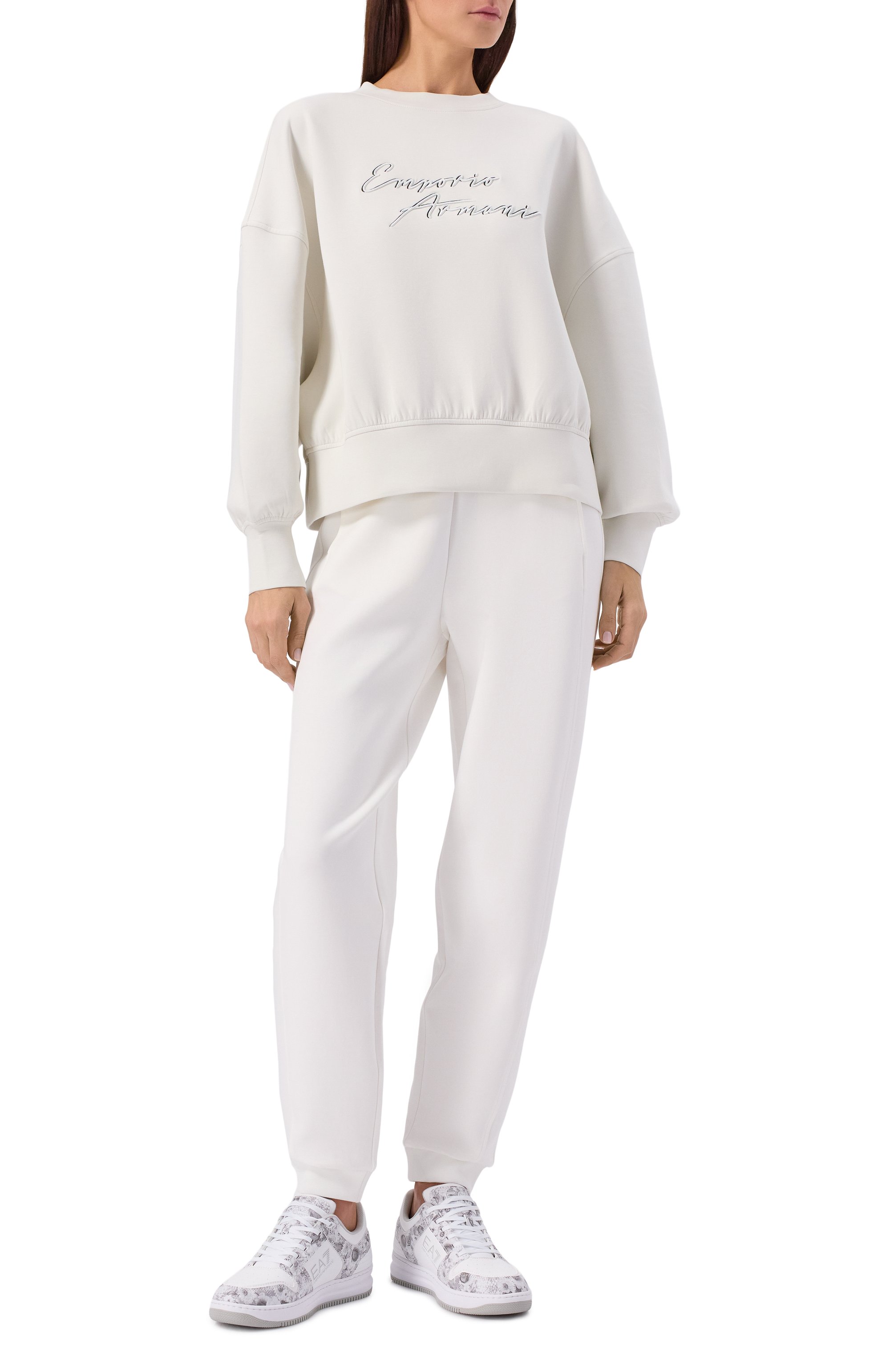 Хлопковый свитшот EMPORIO ARMANI, арт. EW001354/AF10002, фото 2