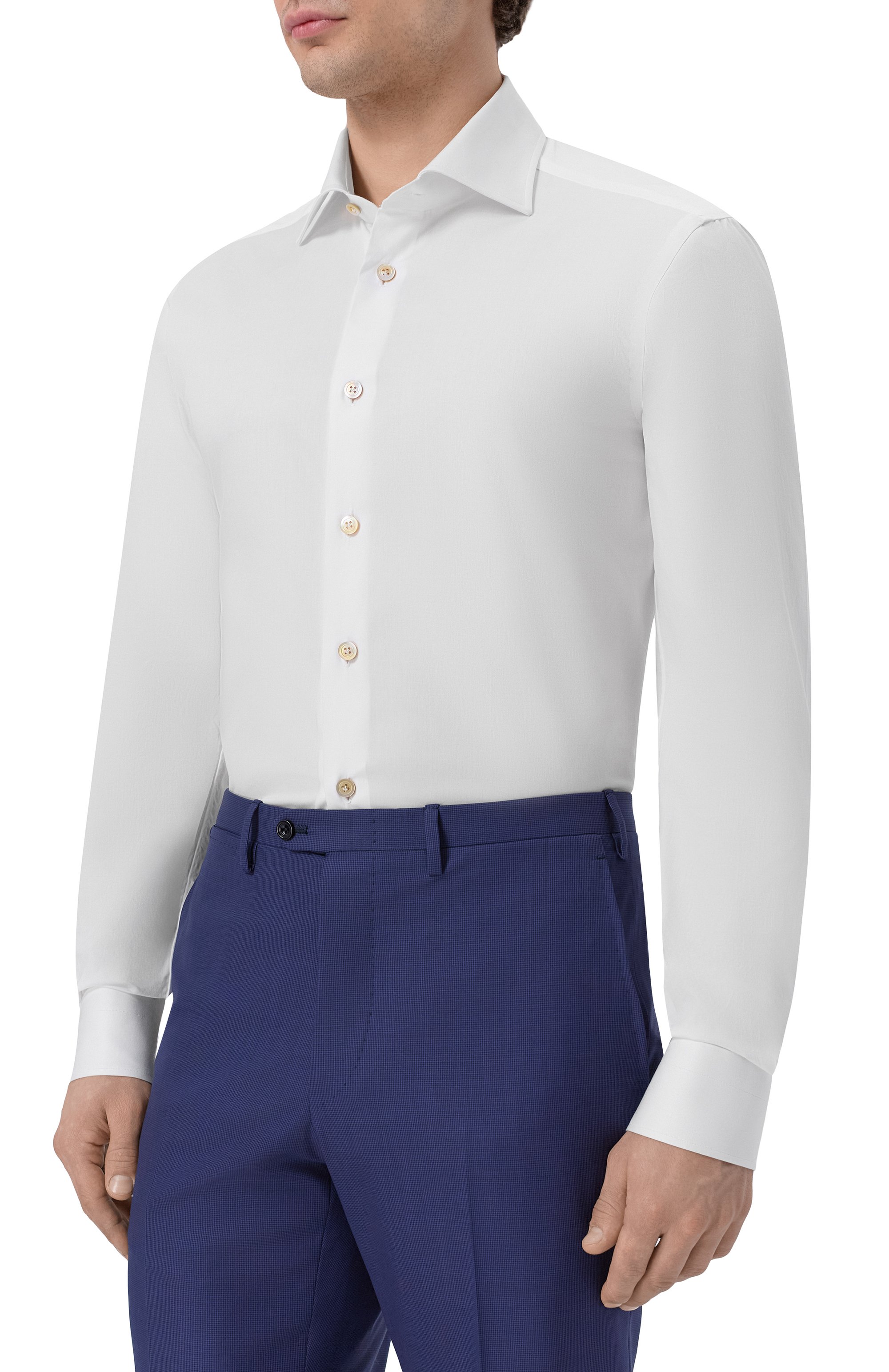 Хлопковая сорочка KITON, арт. UCCH06146, фото 3