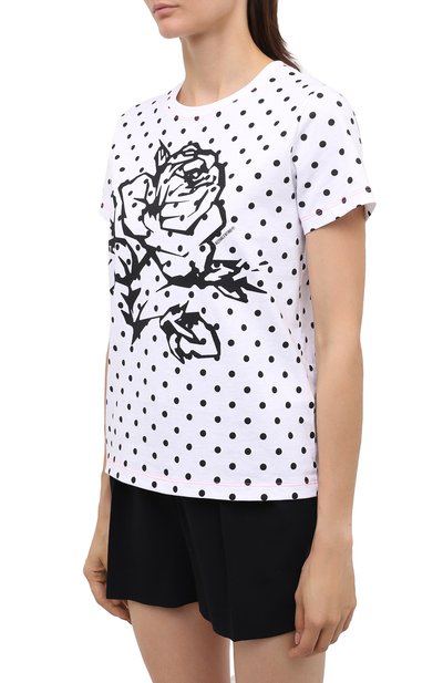 Хлопковая футболка REDVALENTINO, арт. UR0MG08F/5J8, фото 3