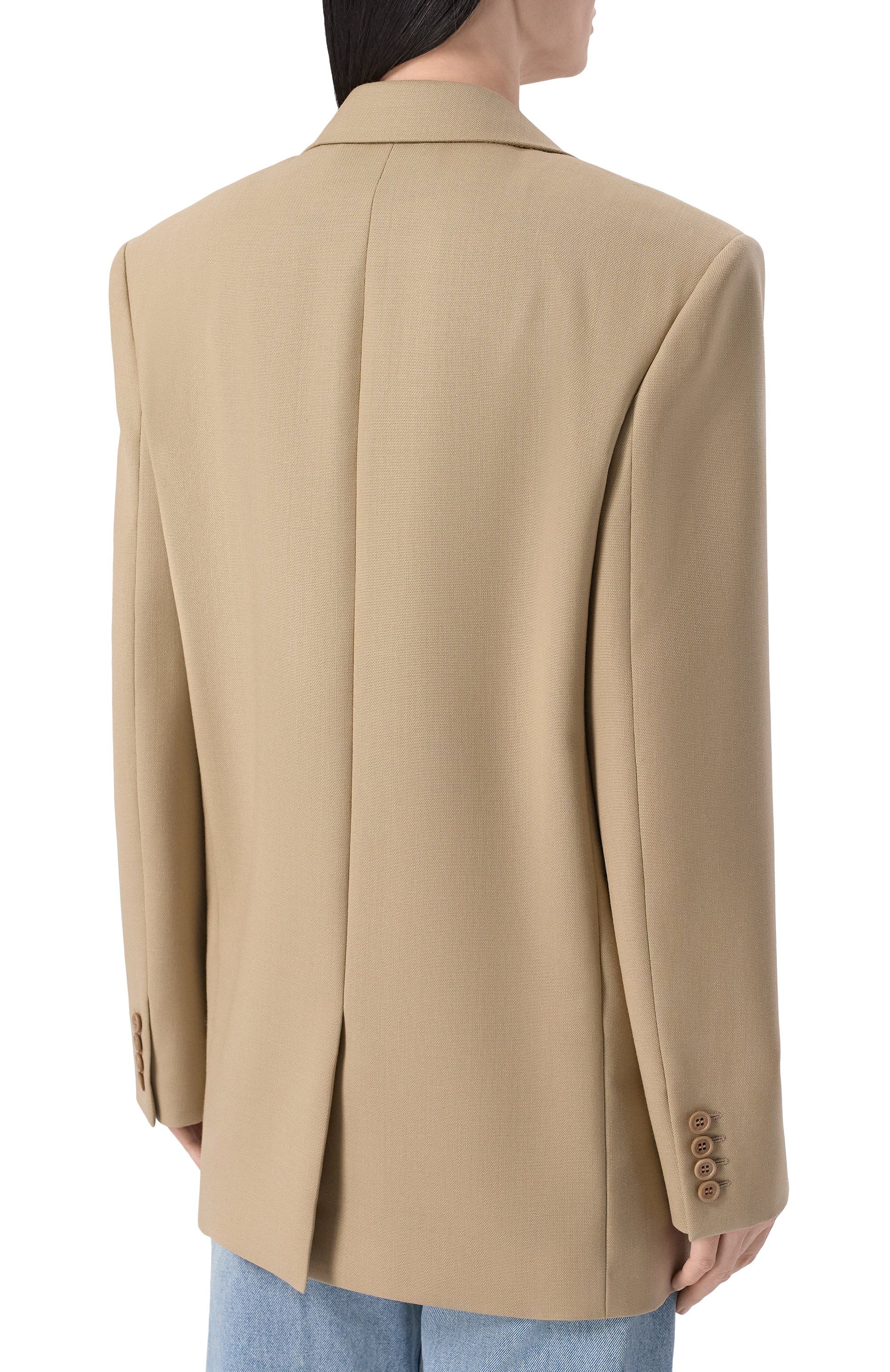 Жакет из шерсти и шелка SAINT LAURENT, арт. 858458/Y7K11, фото 4