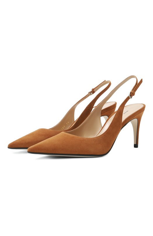Замшевые туфли MVST by Sergio Rossi MVST B14260-SUEDE Коричневый B14260-SUEDE