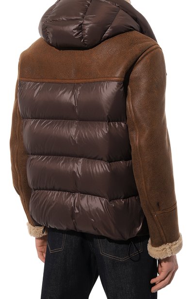 Комбинированная дубленка DRM, арт. DRM5049/D1863, фото 4