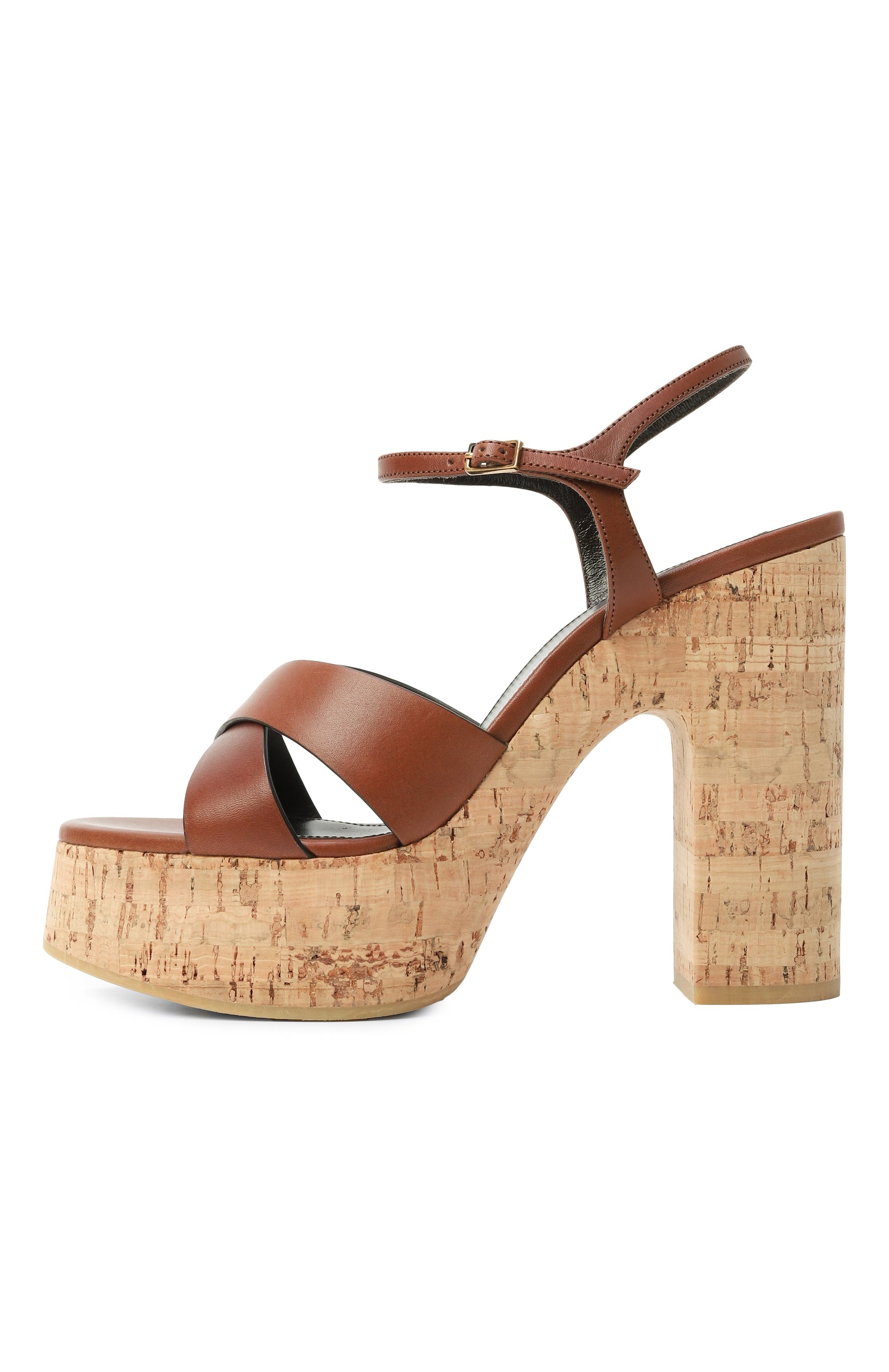 Кожаные босоножки bianca SAINT LAURENT, арт. 818934/DWE00, фото 4