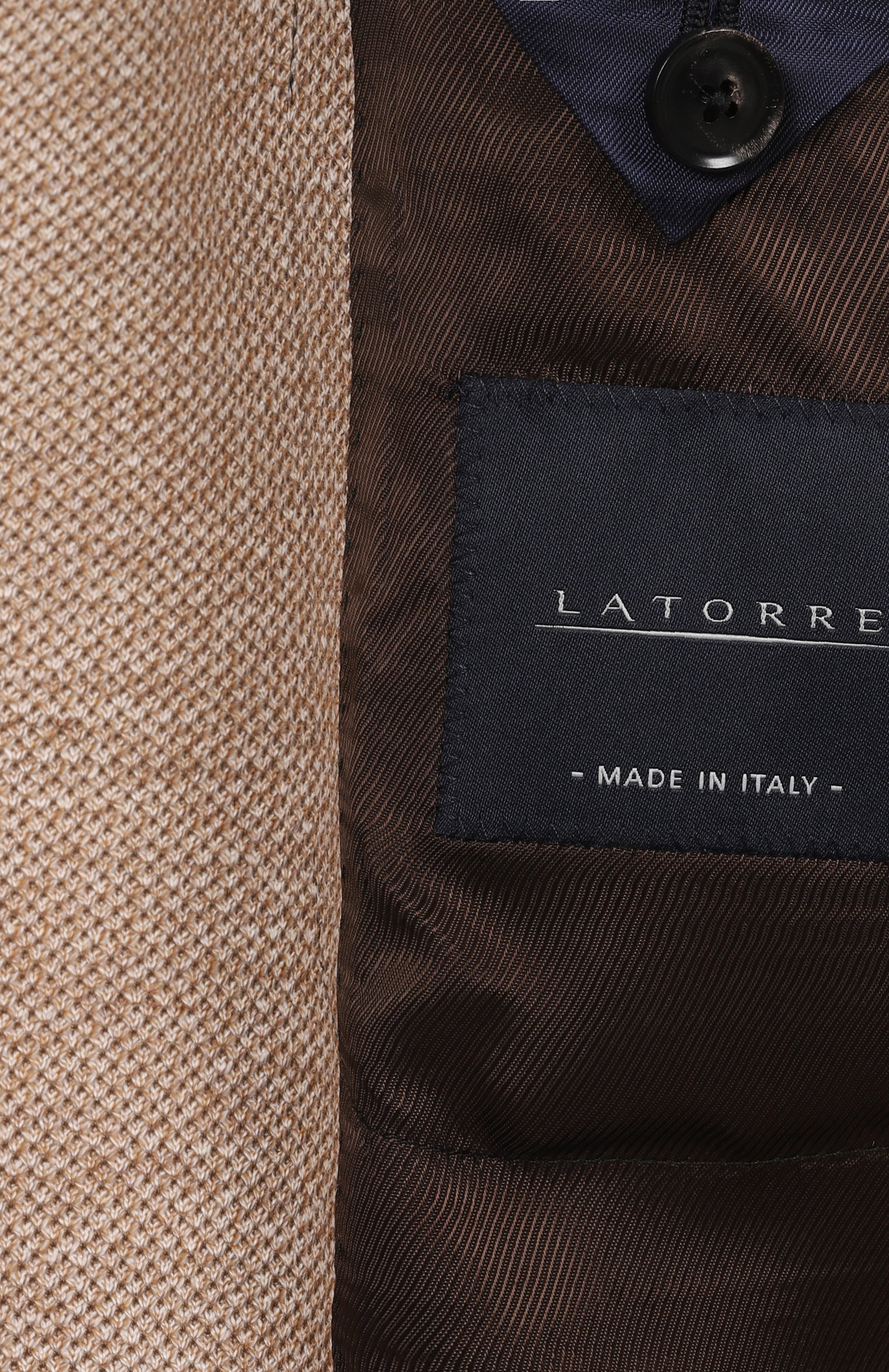 Пиджак изо льна и хлопка SARTORIA LATORRE, арт. JEF74/JH163, фото 9