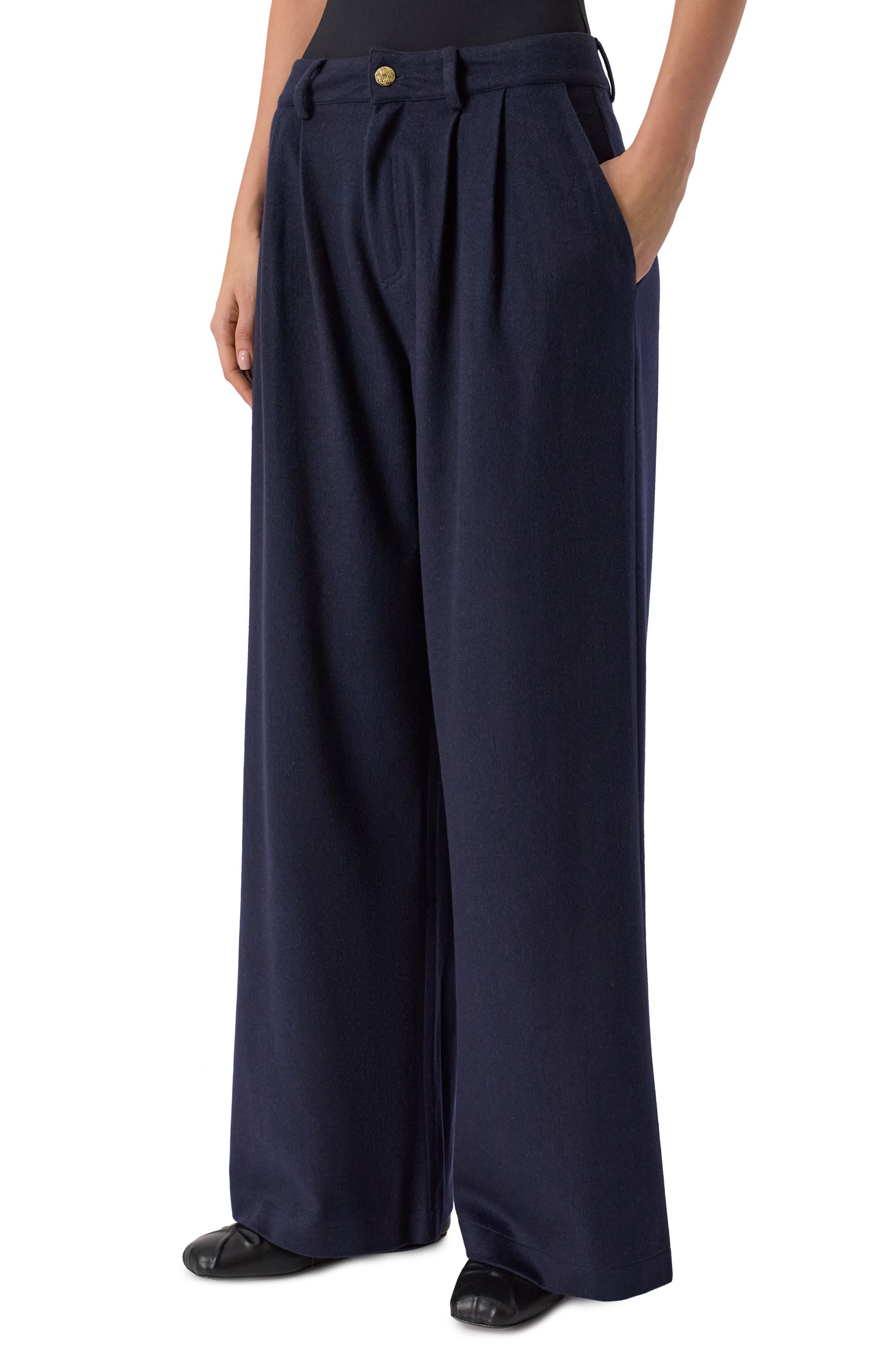 Брюки из шерсти и шелка MAX AND MOI, арт. H25BABILI, фото 3