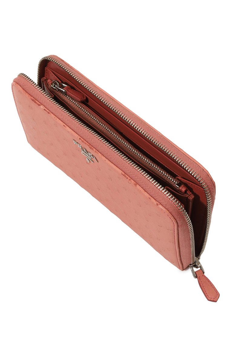 Кошелек из кожи страуса PRADA, арт. 1ML506-130-F060M, фото 1