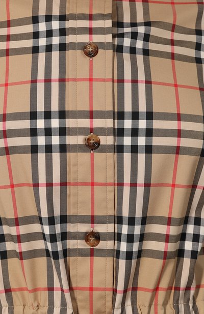 Хлопковое платье BURBERRY, арт. 8021035, фото 5