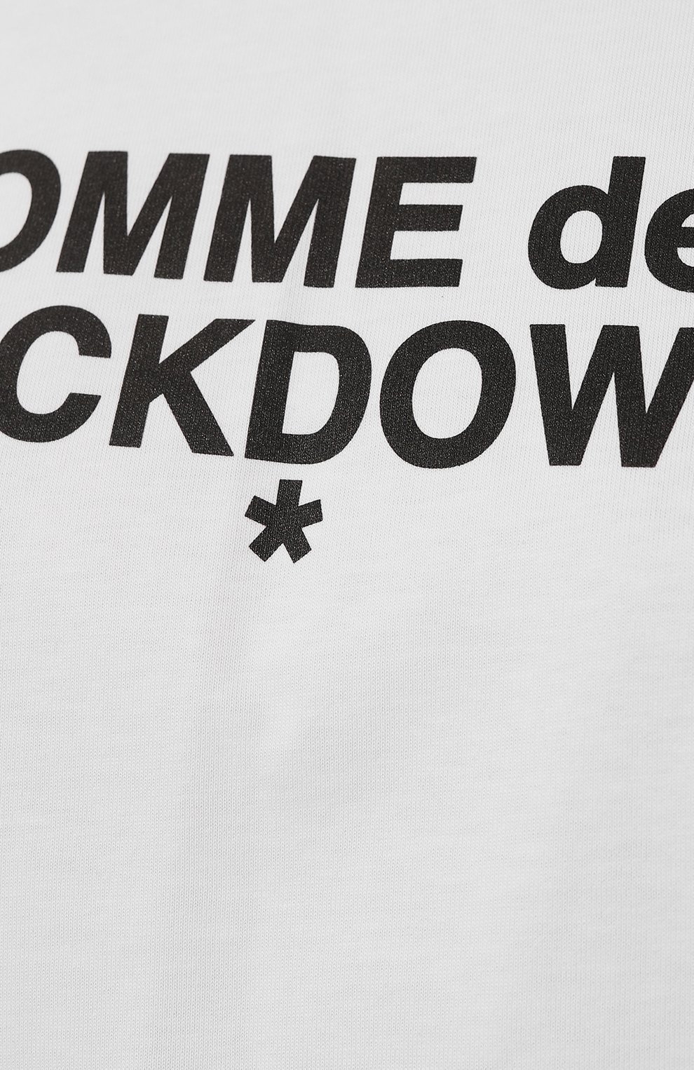Хлопковая футболка COMME DES FUCKDOWN белого цвета по цене 7435 руб., арт. CDFD2098, фото 5 Хлопковая футболка COMME DES FUCKDOWN, арт. CDFD2098, фото 5
