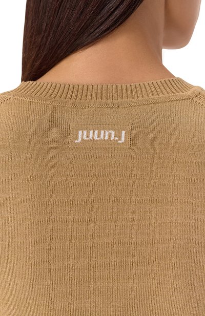 Пуловер JUUN.J бежевого цвета по цене 49950 руб., арт. JW5451W01/A, фото 5 Пуловер JUUN.J, арт. JW5451W01/A, фото 5