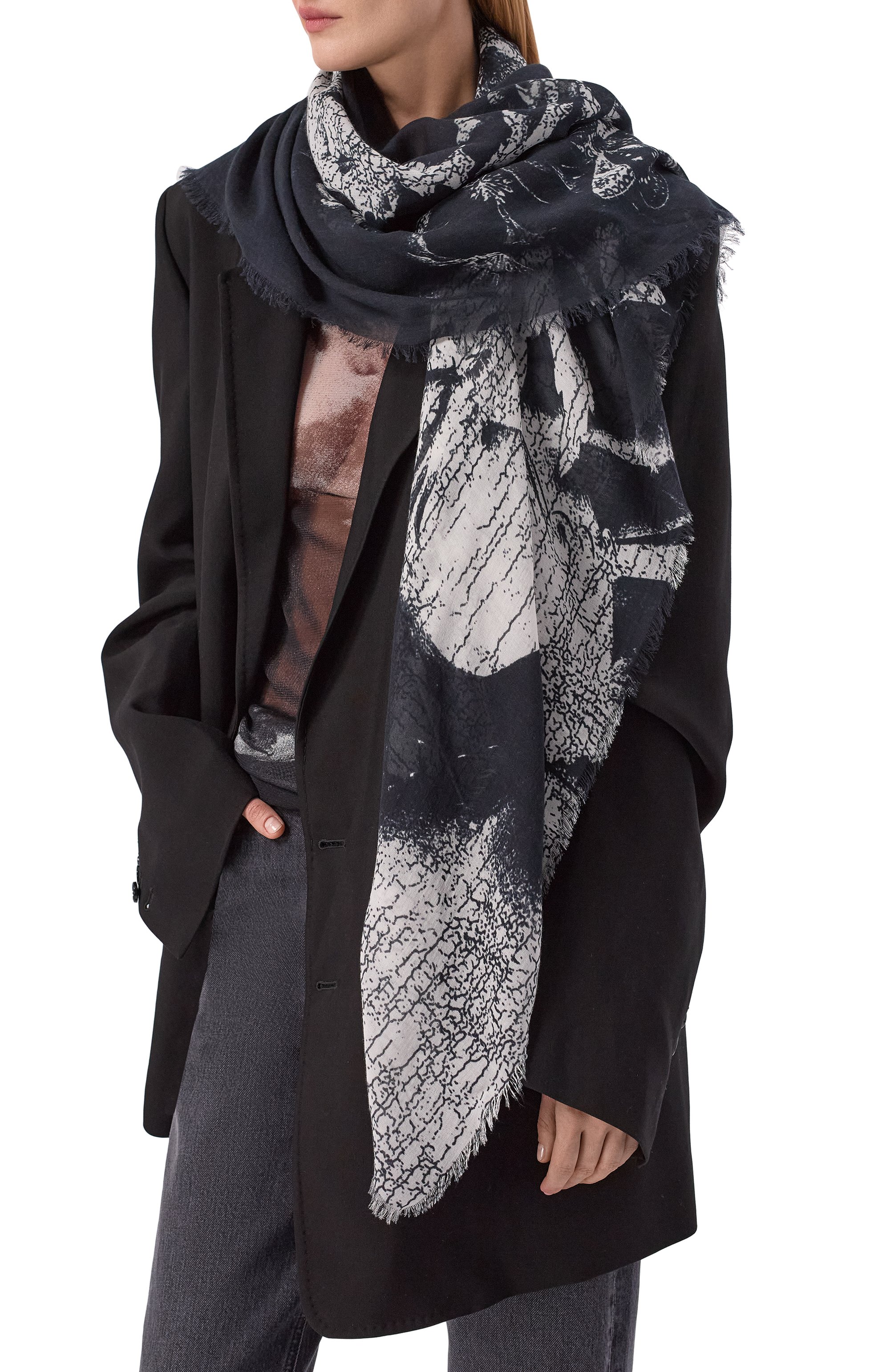 Шаль ANN DEMEULEMEESTER, арт. B0013792/FA593, фото 2