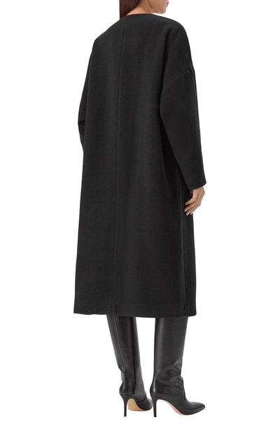 Пальто N21 черного цвета по цене 110000 руб., арт. N032/3062, фото 4 Пальто N21, арт. N032/3062, фото 4