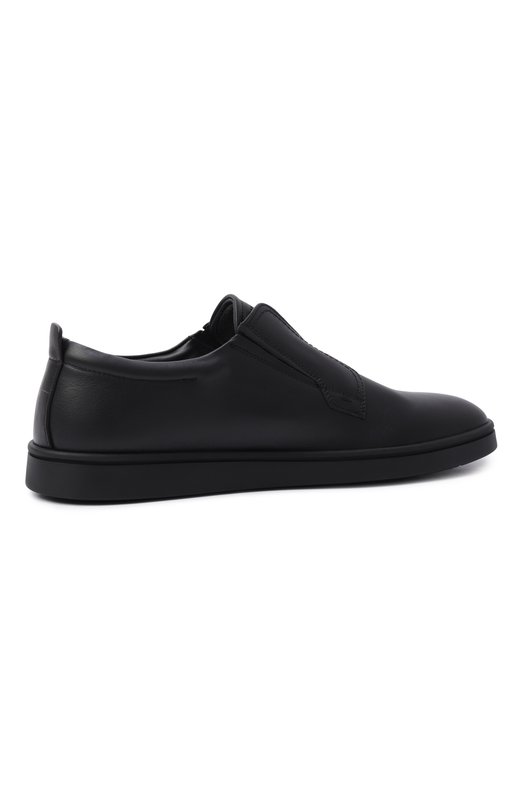 Кожаные кеды Urban Ferragamo 02A000/787 Чёрный  02A000/787 Фото 5