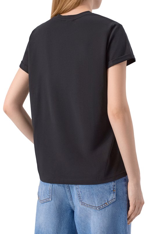 Хлопковая футболка Seven Lab CTR1.01.900.258.2601 Чёрный  CTR1.01.900.258.2601 Фото 4