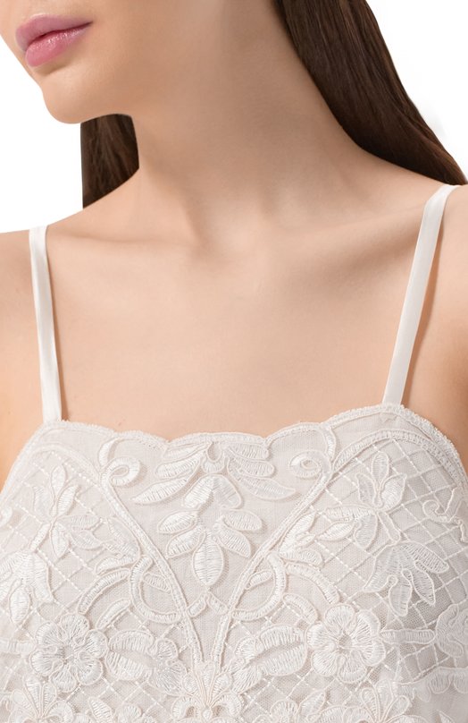 Платье изо льна и вискозы Maurizio W06170781 Белый  W06170781 Фото 4