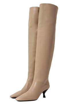 Кожаные ботфорты PRADA, арт. 1W403M-038-F0P3K-065, фото 1