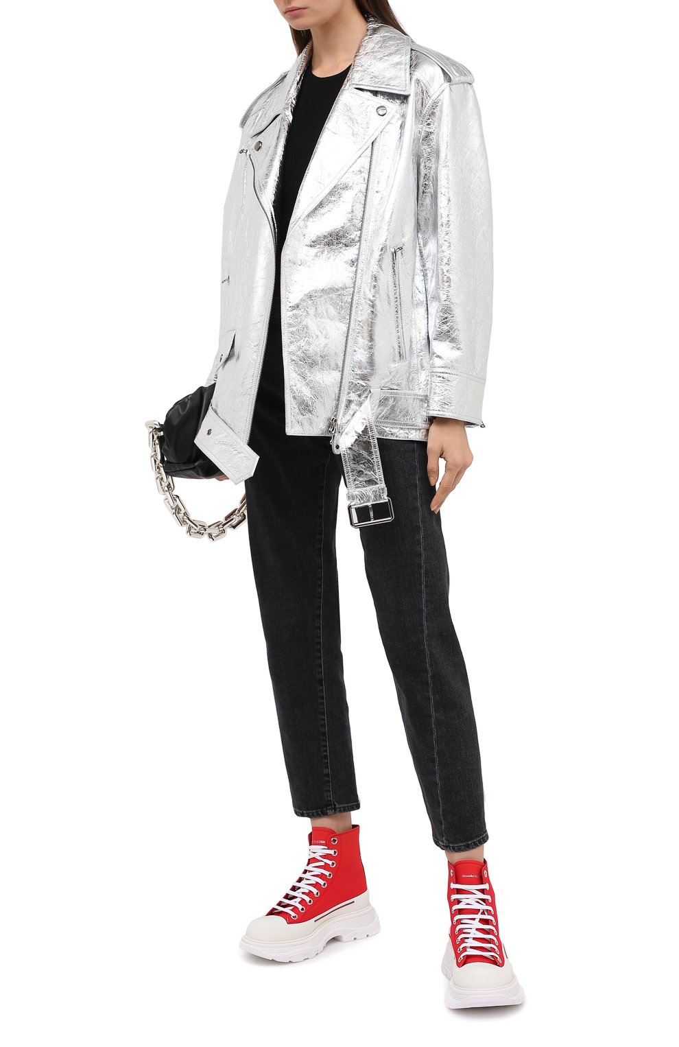 Кожаная куртка MARNI, арт. JKMX0120HC/LA731, фото 2