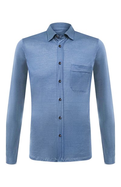 Мужская рубашка из хлопка и шелка STEFANO RICCI, арт. CJ006702/TE2500