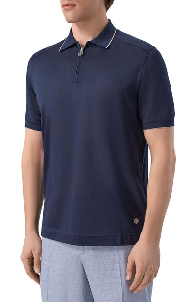 Шелковое поло STEFANO RICCI, арт. K919512P31/R25190_001, фото 3