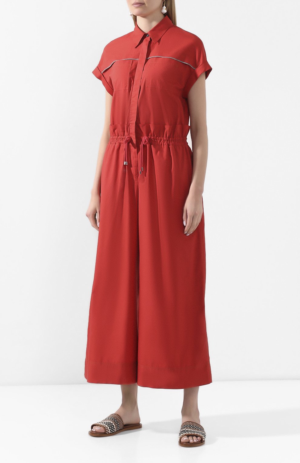 Хлопковый комбинезон BRUNELLO CUCINELLI, арт. ML680FK799, фото 3