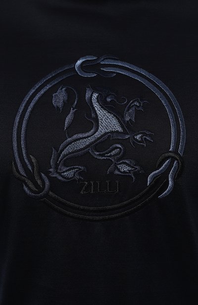 Хлопковая футболка ZILLI, арт. TSR02AZS56014ZS030332, фото 5
