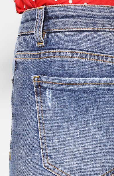 Расклешенные джинсы TWO WOMEN IN THE WORLD синего цвета по цене 22600 руб., арт. VIVIANA/UVYJ6, фото 5 Расклешенные джинсы TWO WOMEN IN THE WORLD, арт. VIVIANA/UVYJ6, фото 5