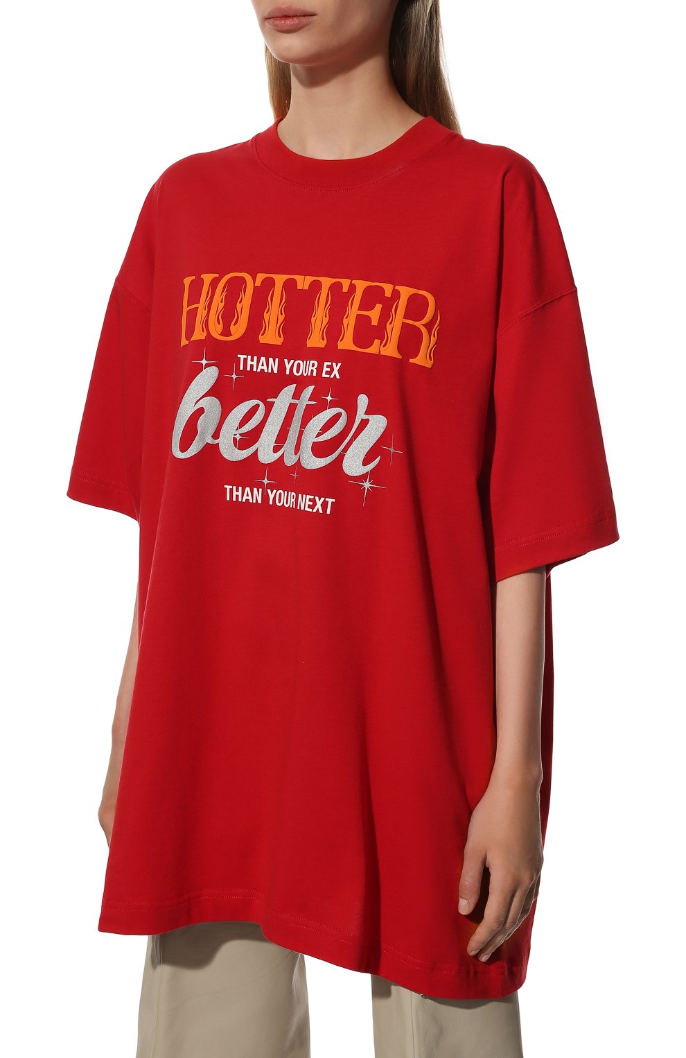 Хлопковая футболка VETEMENTS, арт. UE52TR210R 1611/W, фото 3