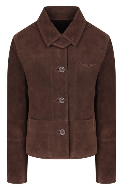 Женская замшевая ку�ртка ZADIG AND VOLTAIRE, арт. RW0W01262