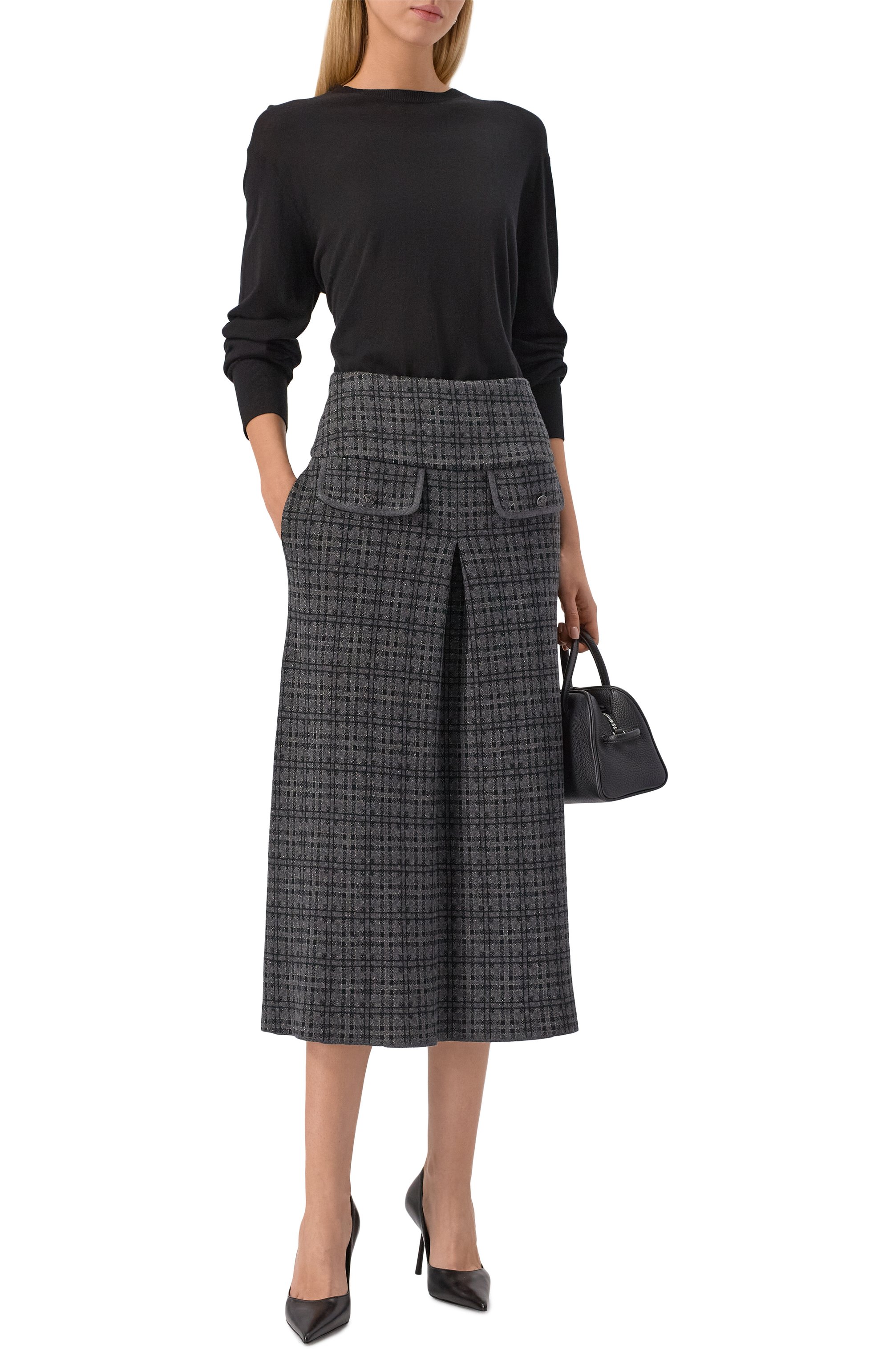 Юбка из шелка и кашемира FREEAGE, арт. W26.SK112.6039.991, фото 2