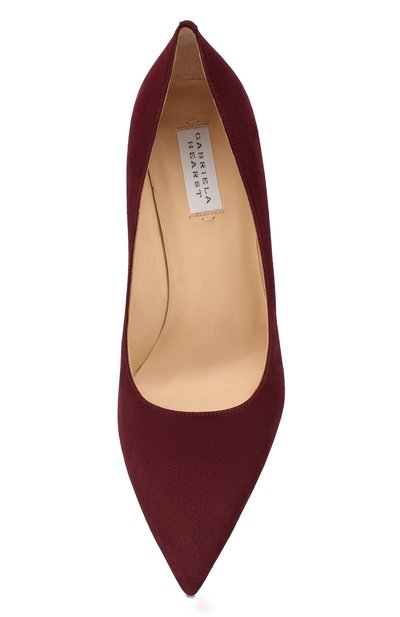 Замшевые туфли justina GABRIELA HEARST бордового цвета по цене 68300 руб., арт. 3208132 SS001, фото 5 Замшевые туфли justina GABRIELA HEARST, арт. 3208132 SS001, фото 5