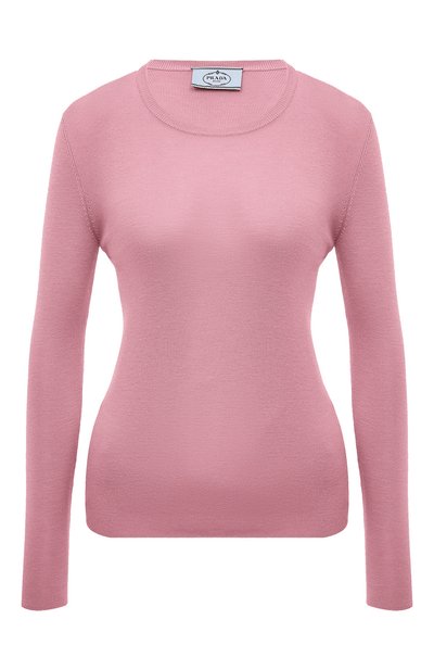 Женский пуловер из кашемира и шелка PRADA, арт. P24I34-40J-F0028-131